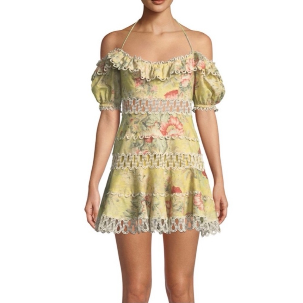 Zimmermann Melody Off-Shoulder Dress